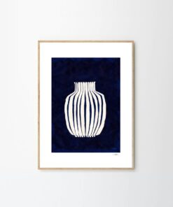 Druk artystyczny Blue Vase / Ana Frois