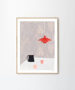 Druk artystyczny Orange Pendant / Ana Frois