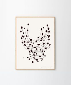 Druk artystyczny Dancing Dots / Leise Dich Abrahamsen