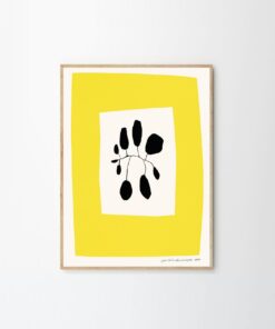 Druk artystyczny Yellow Area / Leise Dich Abrahamsen