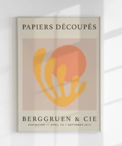 Plakat Papiers Découpés Nr 3. / 42x60 cm