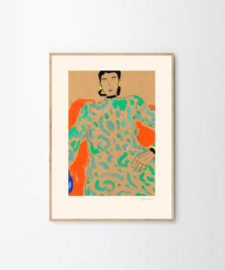 Druk artystyczny Green Dress / Rosie McGuinness 