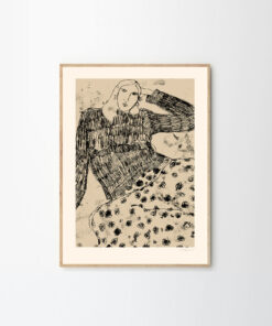 Druk artystyczny Leaning Woman / Rosie McGuinness