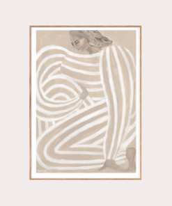 Plakat Hold On autorstwa Sofii Lind. Limitowana edycja