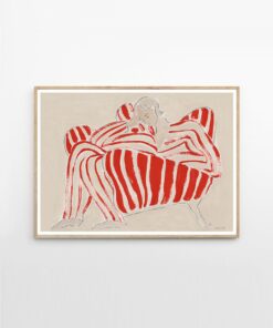 Druk artystyczny Red Chair / Sofia Lind