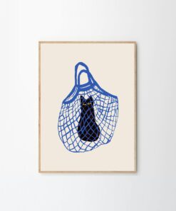 Druk artystyczny The Cat’s In The Bag / Chloe Purpero Johnson