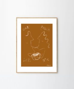 Druk artystyczny Eat Pasta / Ruby Hughes