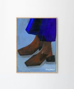Druk artystyczny Boots and Blues / Hanna Peterson