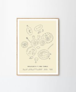 Druk artystyczny Delights at the Table / Isabelle Vandeplassche