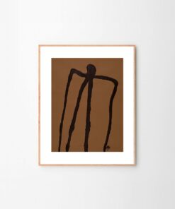 Druk artystyczny Abstract Man No 01 / Malene Birger