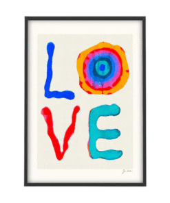 Plakat Love / Zoe Wodarz