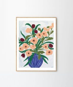 Druk artystyczny Cerulean Still Life / Anine Cecilie Iversen