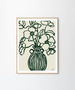 Druk artystyczny Poppy Studies III / Anine Cecilie Iversen