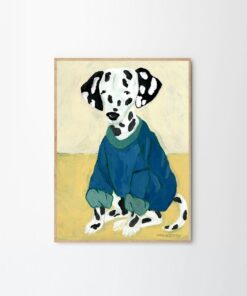 Druk artystyczny Dalmatian in Sweatshirt / Hanna Peterson