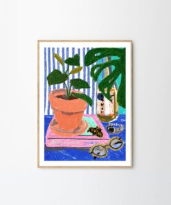 Druk artystyczny Pastel Plants / Laura Page
