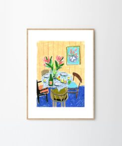 Druk artystyczny Pastel Table / Laura Page