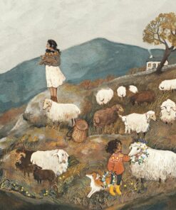 Kartka Shepherdess autorstwa Loré Pemberton