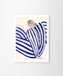 Kartka Blue Stripe At Concorde autorstwa Sofii Lind, format A5