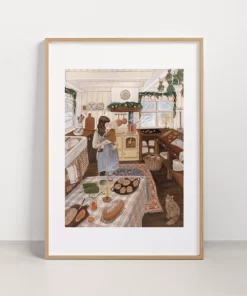 Grafika Winter Baking autorstwa Robin Pieterse, 20x25 cm