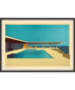 Plakat Pierre Koenig, Stahl Case Study House 1959 / Sander Patelski