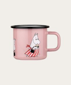 Emaliowany kubek retro Moomin Mama Muminka 370 ml