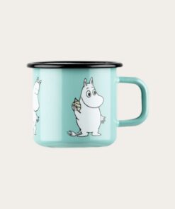 Emaliowany kubek retro Moomin Muminek 370 ml