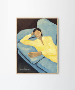 Druk artystyczny Blue Sofa / Hanna Peterson
