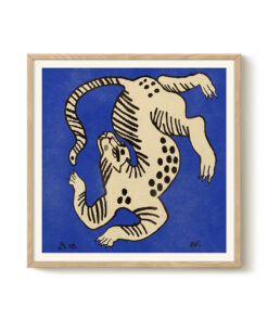 Plakat z grafiką Tiger Dance autorstwa Enikő Eged