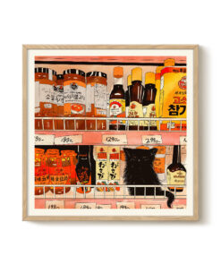 Plakat z grafiką Bodega Cat Chili autorstwa Enikő Eged