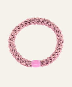 Gumka do włosów Kknekki Old Pink glitter