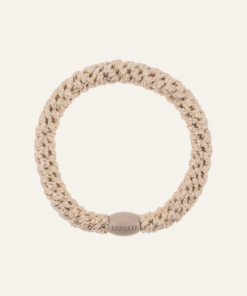 Gumka do włosów Kknekki Beige glitter