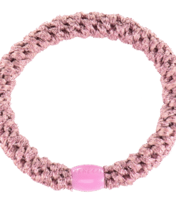 Gumka do włosów Kknekki Old Pink glitter