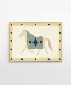 Druk artystyczny Horse Geometri / Lucrecia Rey Caro