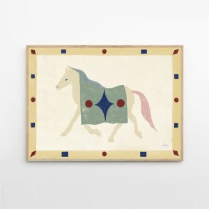Druk artystyczny Horse Geometri / Lucrecia Rey Caro